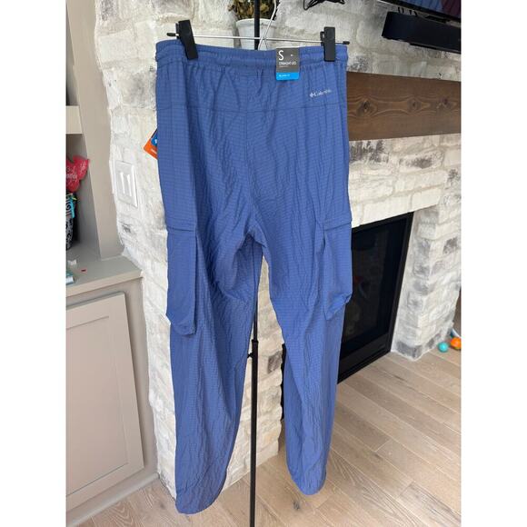 Columbia Women's Blue Straight Leg Relaxed Fit Boundless Trek Cargo Pants Size S - Picture 5 of 8